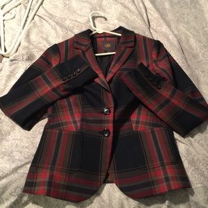 Plaid Blazer